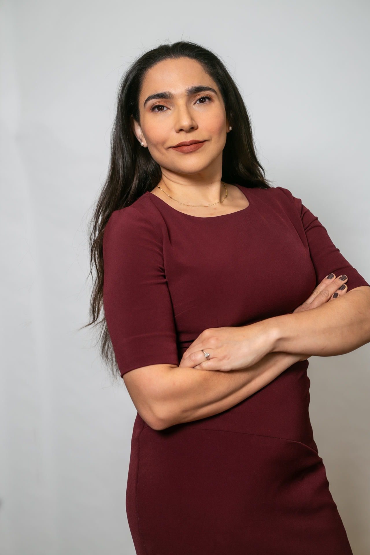 Portrait of Shelly Luciano, London-based enterprise AI strategy and operations leader